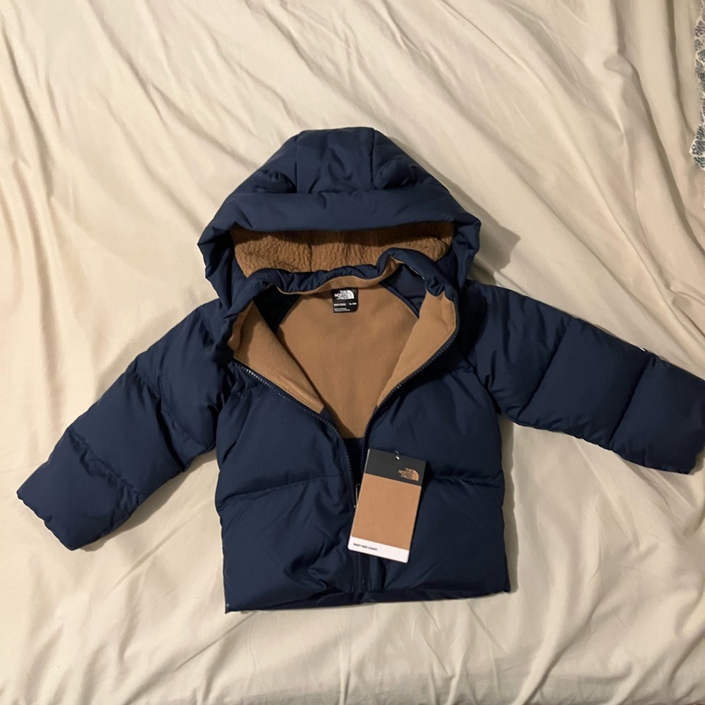 The North Face Kids Dark Blue Puffer Jacket NWT